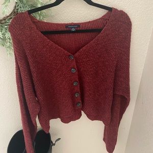 Size XS Cropped American Eagle Sweater